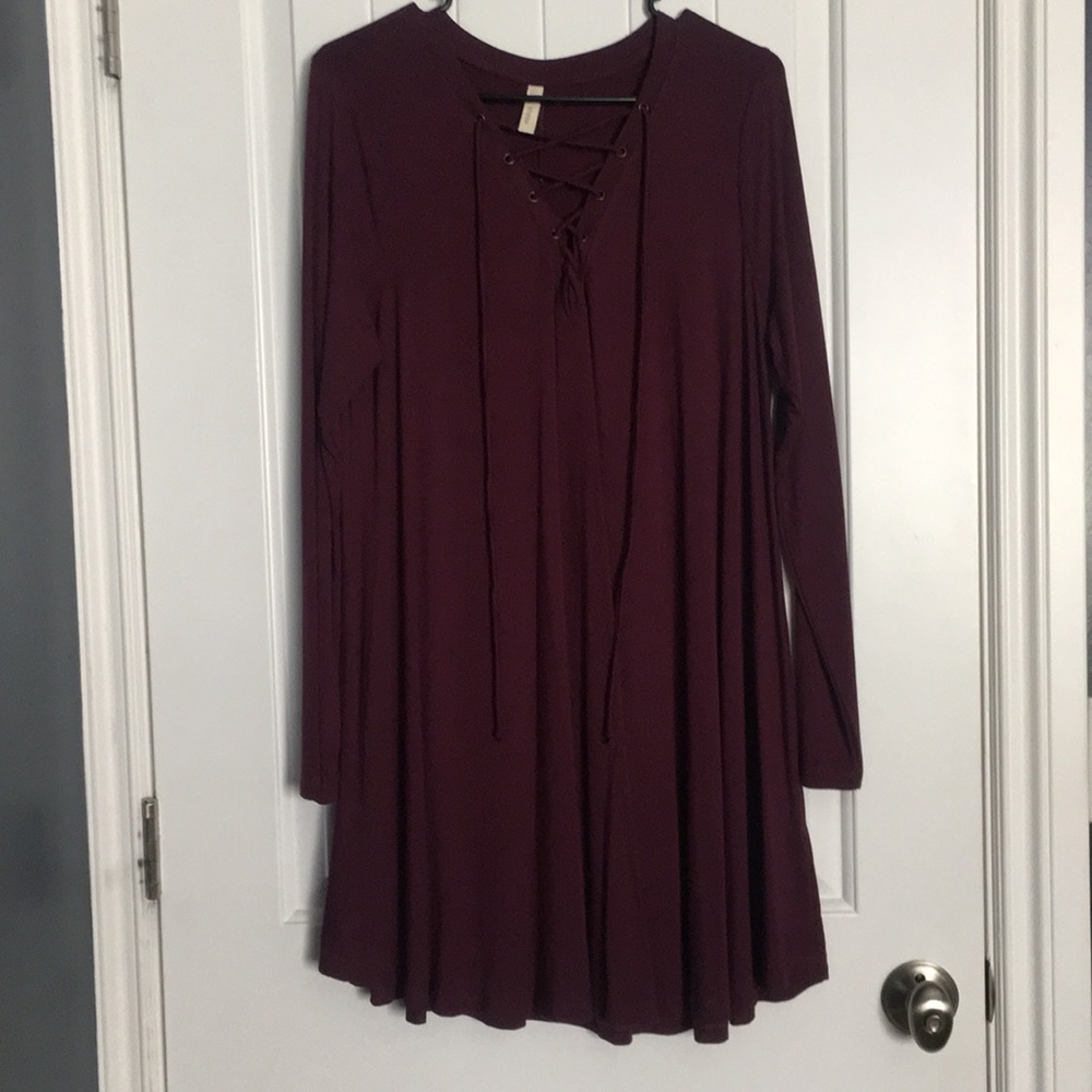 Maroon Dress